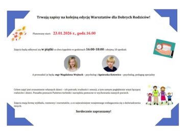 Warsztaty dla Dobrych Rodziców